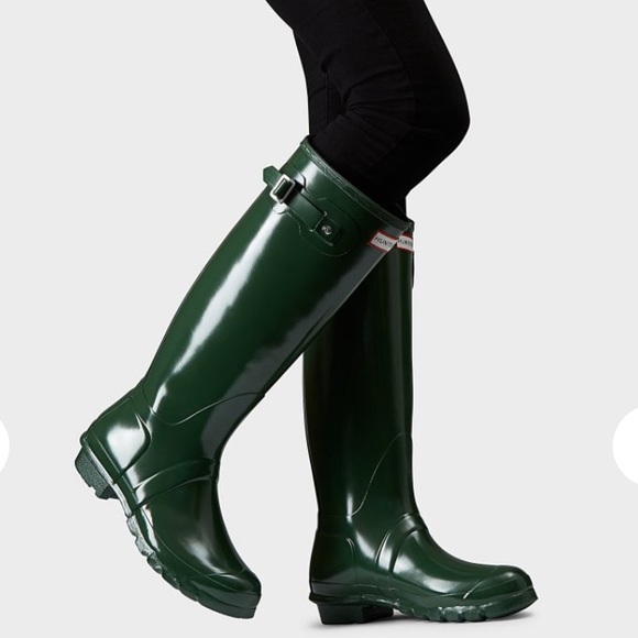 HUNTER ORIGINAL TALL GLOSS RAINBOOTS - Picture 1 of 8